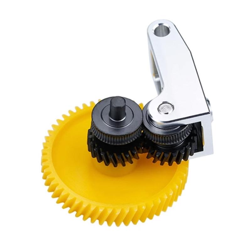 

For 3D Printer P1S X1C Hardened Steel Helical Gear Extruder Gear Metal Helical Gear Assembly 1