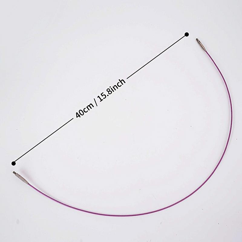 1PC Stainless Steel Disassembly Accessory Rope Rotating Needle Weaving Tool DIY Nylon Detachable Circular Needle Multi-functional