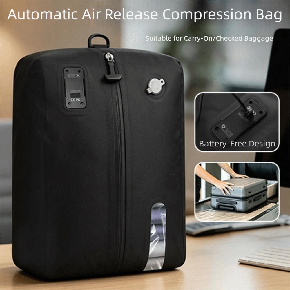 Reusable Vacuum Compression Bag Built-in Pump See-through Window Portable Vacuum Packing Space Saving 16/20/24L