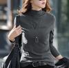 Winter Women Warm Blouse Turtleneck Letter Embroidery Pullovers Thick Bottoming Shirt for Women
