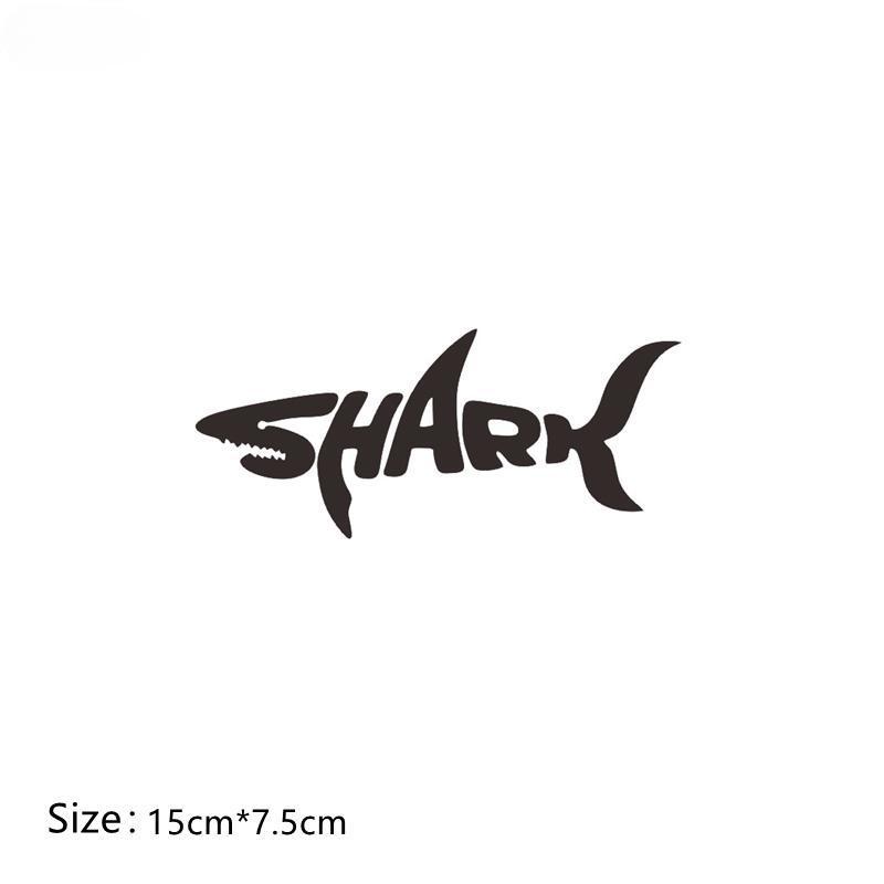 For BYD Shark Creative Scratch Car Stickers SHARK Personalized Reflective Waterproof Sunscreen Car Stickers Exterior Accessories