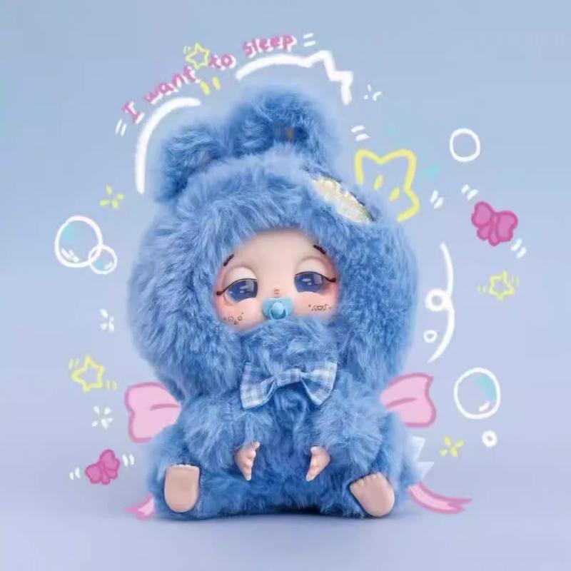 Authentic Kunbao Doudou Cute Plush Blind Box Trendy Collectible Toy Figurine Decoration Bag Pendant Gift For Girls