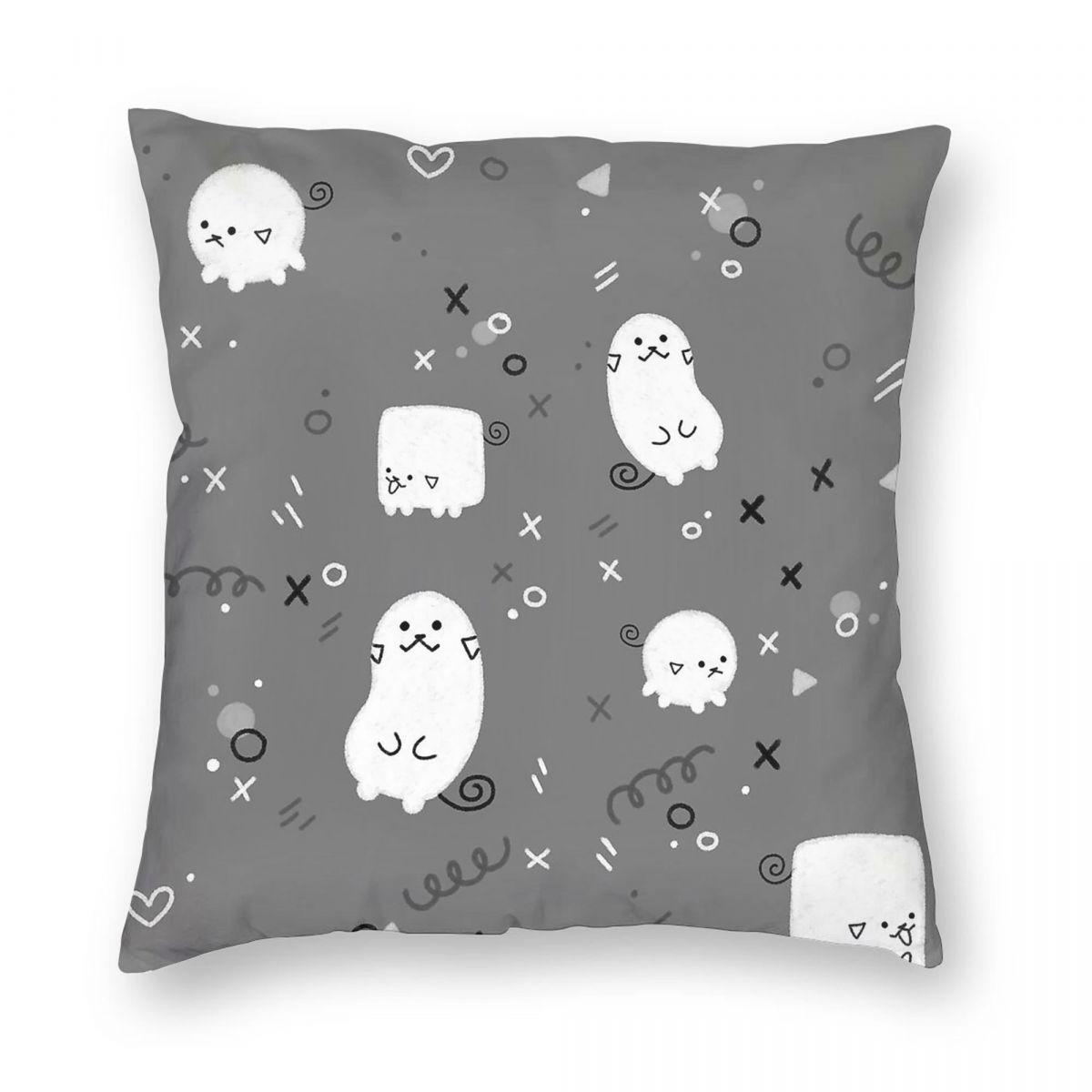 

Милая наволочка Pipapeep Полиэстер Лен Бархат Узор Молния Декоративная Домашняя Наволочка 45x45 12x12Inch