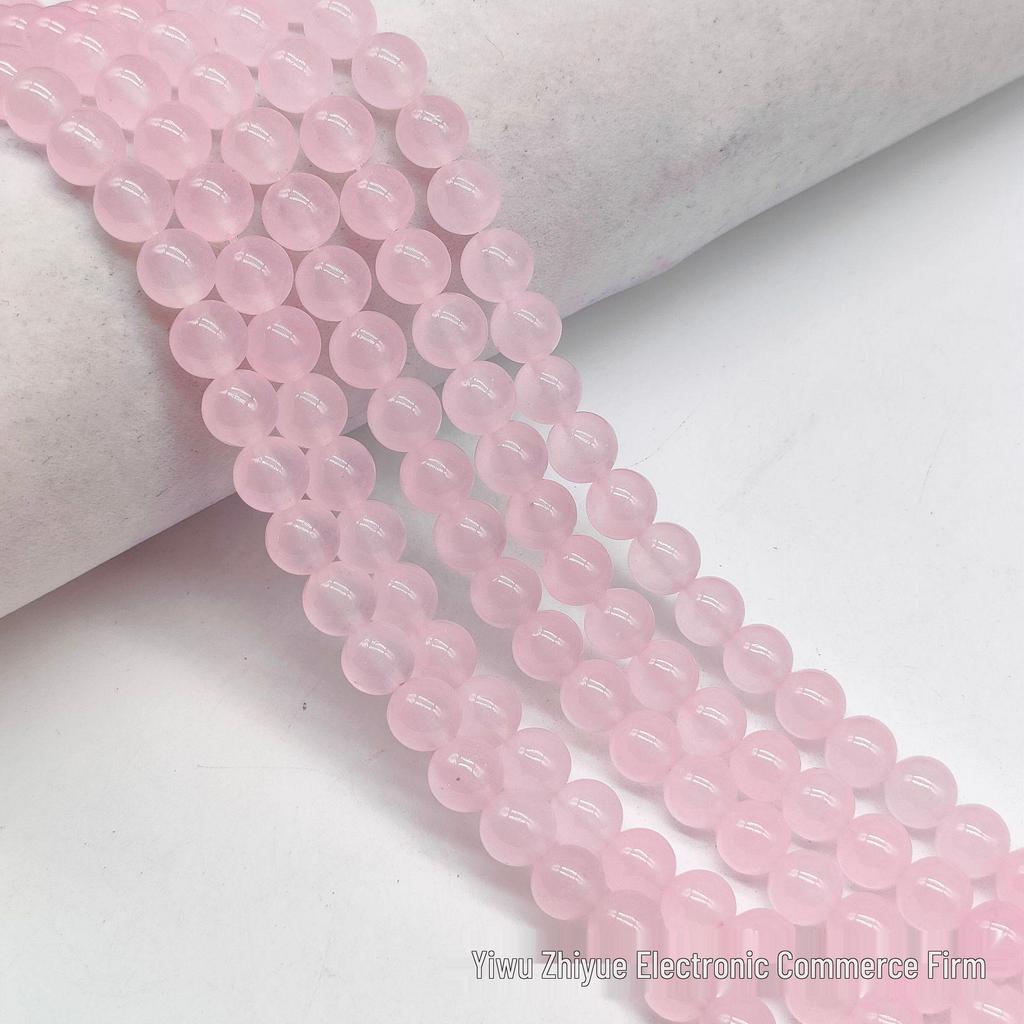 Pink Crystal Lead Glass Bracelet DIY Gift for Fans and Friends