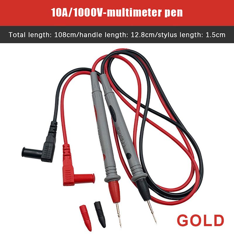 20A 1000V Multimeter Testköpfe Nadel Pin Digital Multi Meter Kopf Draht Stift Kabel Kit Multimeter Voltmeter Silikon tester Kit