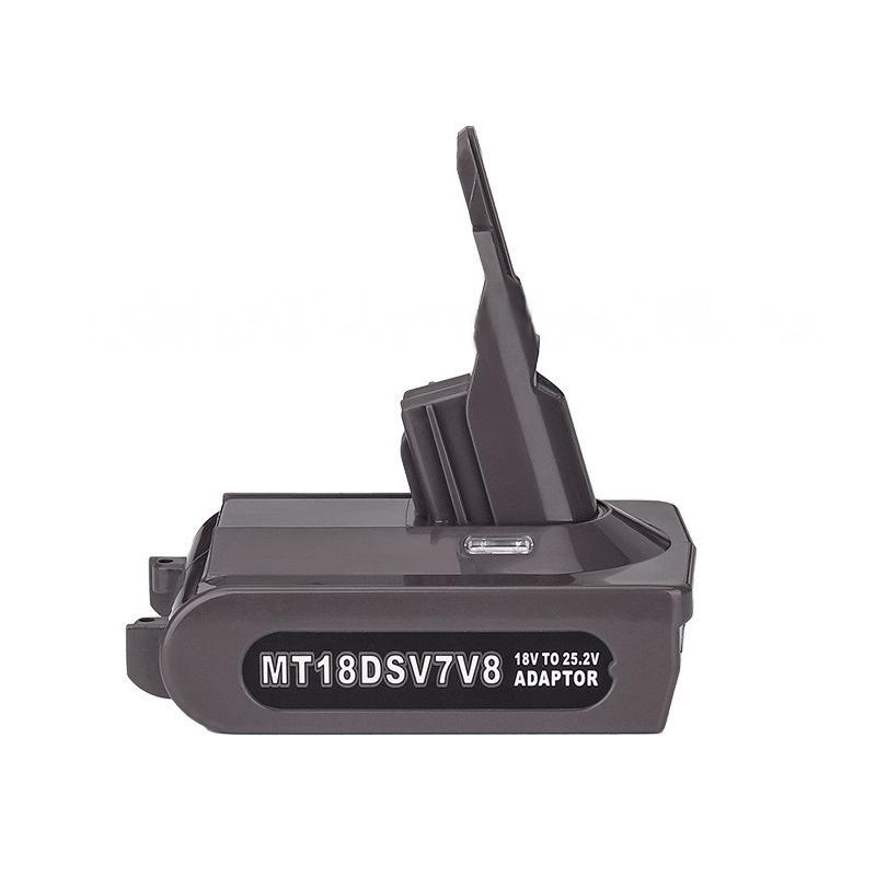 1 Piece For Makita For Dewalt 18V Lithium Battery Converter To For V7 V8 Series Vacuum Cleaner Tool Adapter