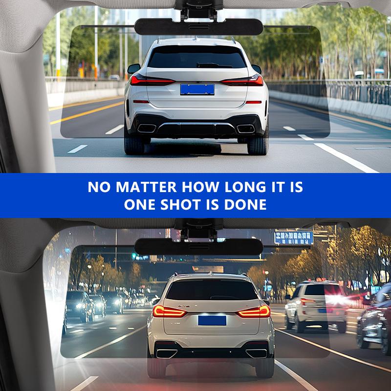 SEAMETAL Car Sun Visor Blocker Polarized Anti-Dazzle Anti-UV Rotatable Adjustable Sunshade Plate Clear Vision