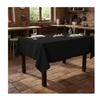 Nappe en polyester Essentiel 145 x 240 cm noir