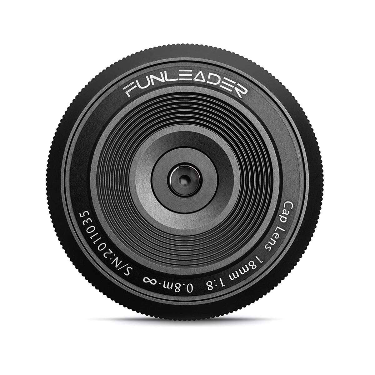 

FUNLEADER CAPLENS 18mm E mount Sony E black lens f/8.0