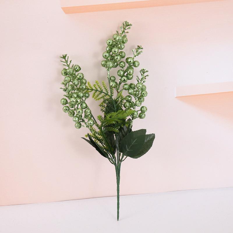 Decorative Flower Christmas Bundle With Christmas Berry For Festive Display Home