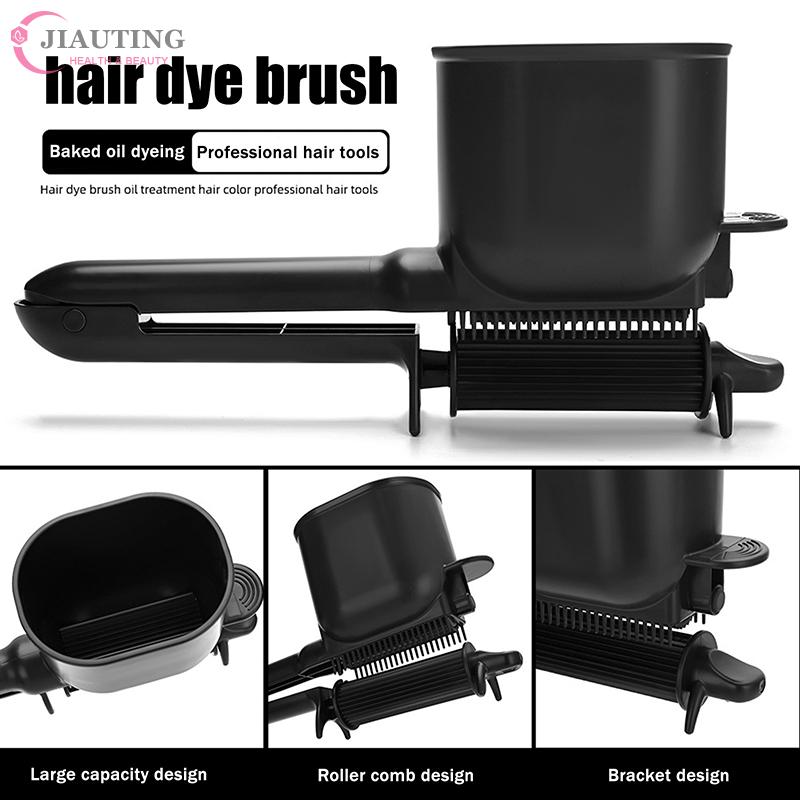 Hair Brush Hairdressing Hair Dye Comb Can Hold Hair Dye Cream Barber Tinting Highlighting Easy Use Practical Hair Styling Tools