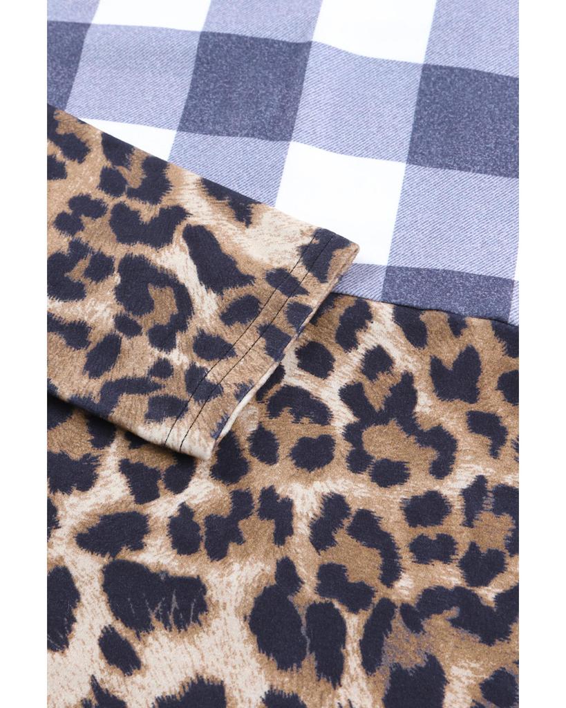 Azura Exchange Patchwork Cowl Neck Sweatshirt