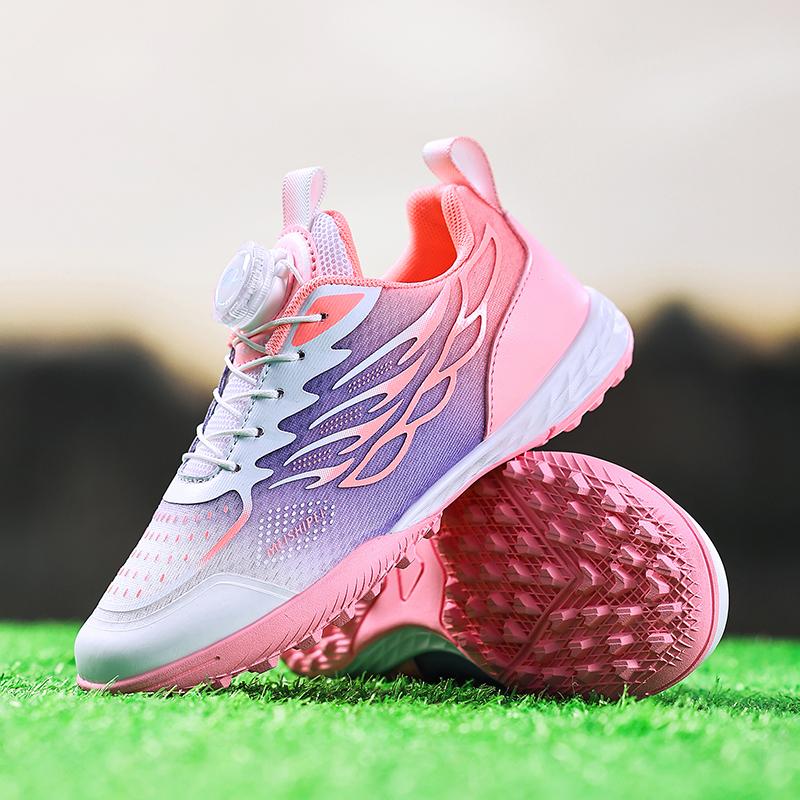 Girls Professional Original Society Football Boot Outdoor Sports School Field Training Childrens Football Shoes for Kids
