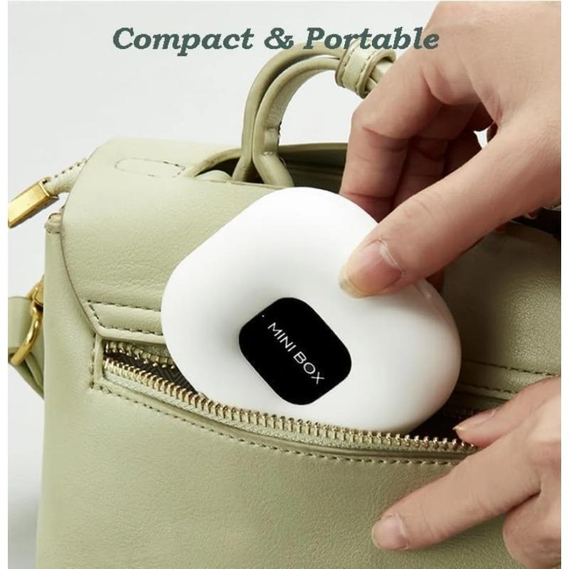 Modern And Simple Pill Storage Box Comes With A Lanyard Anti-Loss 4 Grids Mini Compartment Flip-Top Sealed Storage Box