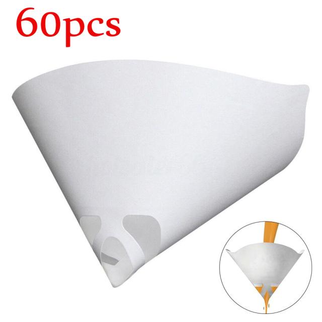 Car Paint Spray Mesh Paper Filter Purifying Straining Funnel Disposable Paint Filter Conical Nylon Micron Paper Funnels Tools