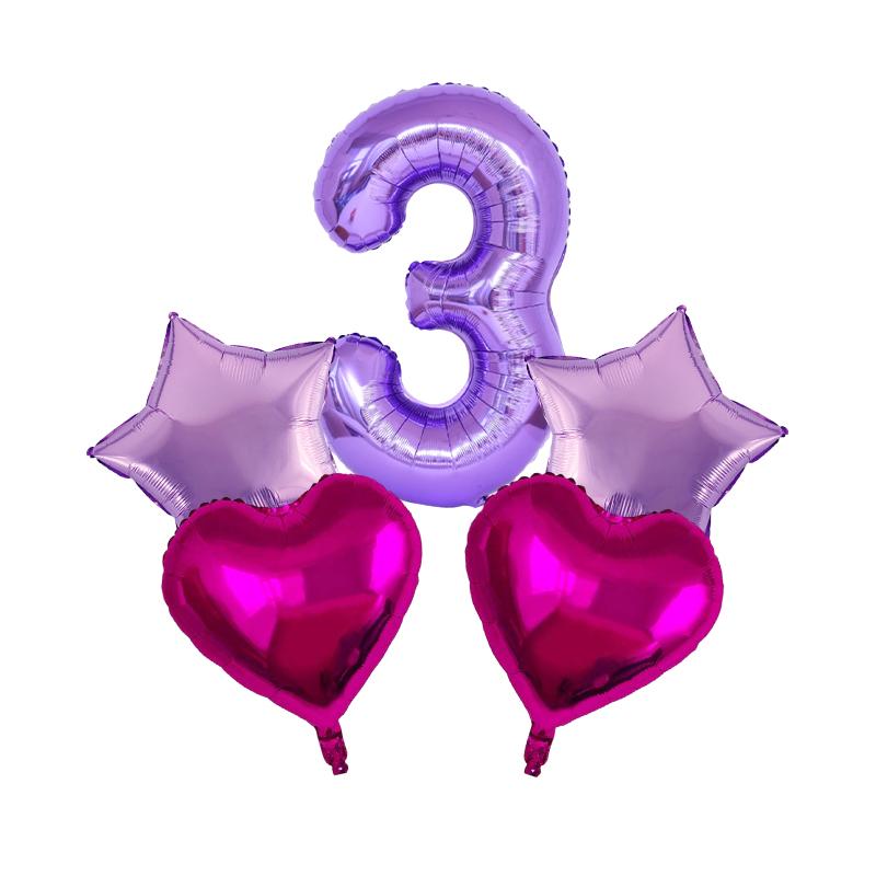 Lot Purple Balloon Set Latex Confetti Balloons Wedding Valentine's Day Globos Baby Shower Birthday Christmas Party Decorations