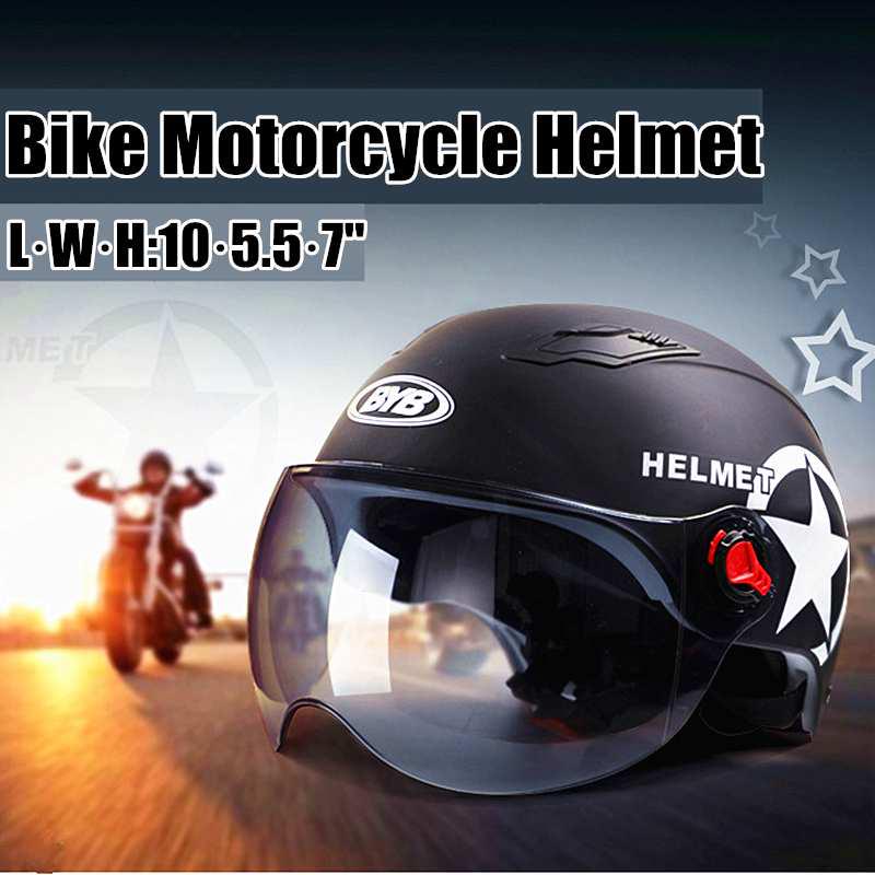 Scooter Bike Open Face Half Baseball Cap Anti-UV Safety Hard Hat Motocross Helmet Safety Motorcycle Helmet Multiple Color