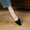 Ladies Summer Footwear with Heel Shoes for Women 2024 Pumps Evening Black On Heeled Pointed Toe High Heels Genuine Mark Y2k A 39