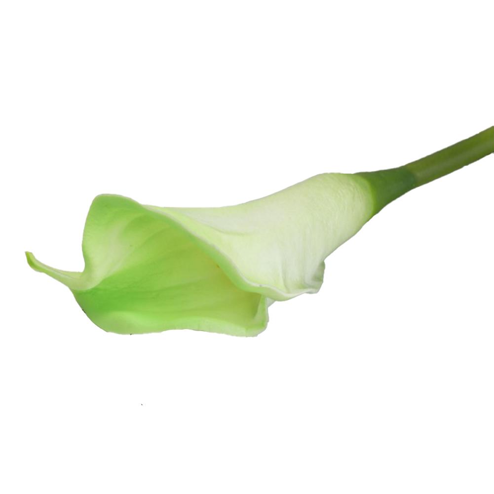 Easter Lily Decoration Artificial Calla Lilies Bendable Green Stems High-quality Silk Large Flower Heads Natural Appearance