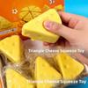 Super Soft Cheese Squeezed Cube Realistic Slow Rebound Fidget Toy Cheese Pinch  Children's Gifts