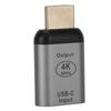 4K 60Hz USB-C zu HD Adapter Aluminiumlegierung Gehäuse HD Adapter Anschluss für Tablet, Telefon, Laptop