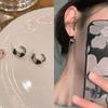 Korean Pearl Tassel Earrings with Silver Needle