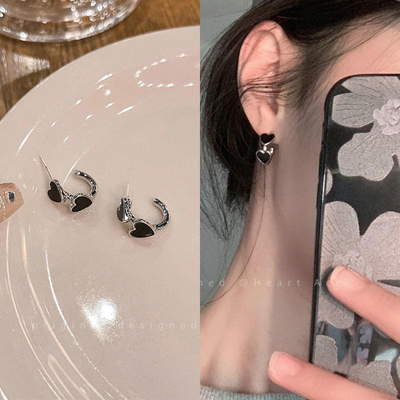 Korean Pearl Tassel Earrings with Silver Needle