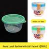 MIAOJIE Food Grade Disposable Round Containers with Lids
