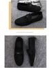 Waterproof Men's Slip-on Loafers - Casual Leather Driving Shoes for Fashion-Forward Youth.