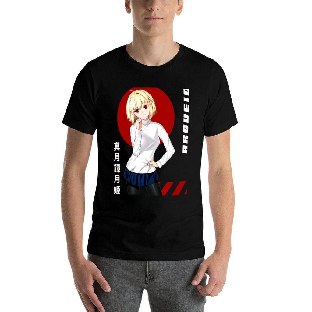Arcueid - Shingetsutan Tsukihime T-Shirt T-Shirts für Mann grafisch lustig Anime T-Shirts für Mann T-Shirt