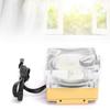 Water Cooling Pump Acrylic Aluminum Computer Accessory Heat Sink Mute for PWM Speed ControlGolden