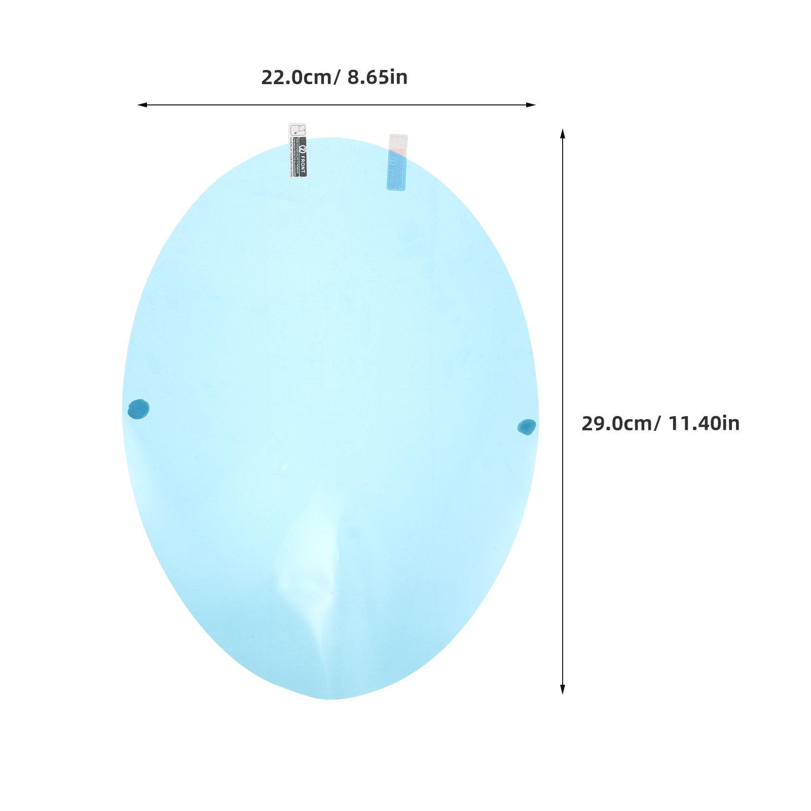 

Bathroom Mirror Fog Film Waterproof Anti-Fog Protector Fogless Defogging Sticker 11.4x8.6 Shower Vanity Glass Film