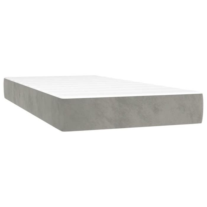 VidaXL Pocket Spring Bed Mattress 100x210 Cm Thickness 20 Cm Velvet,mattress,bed Mattress,mattress for Box Spring,4016