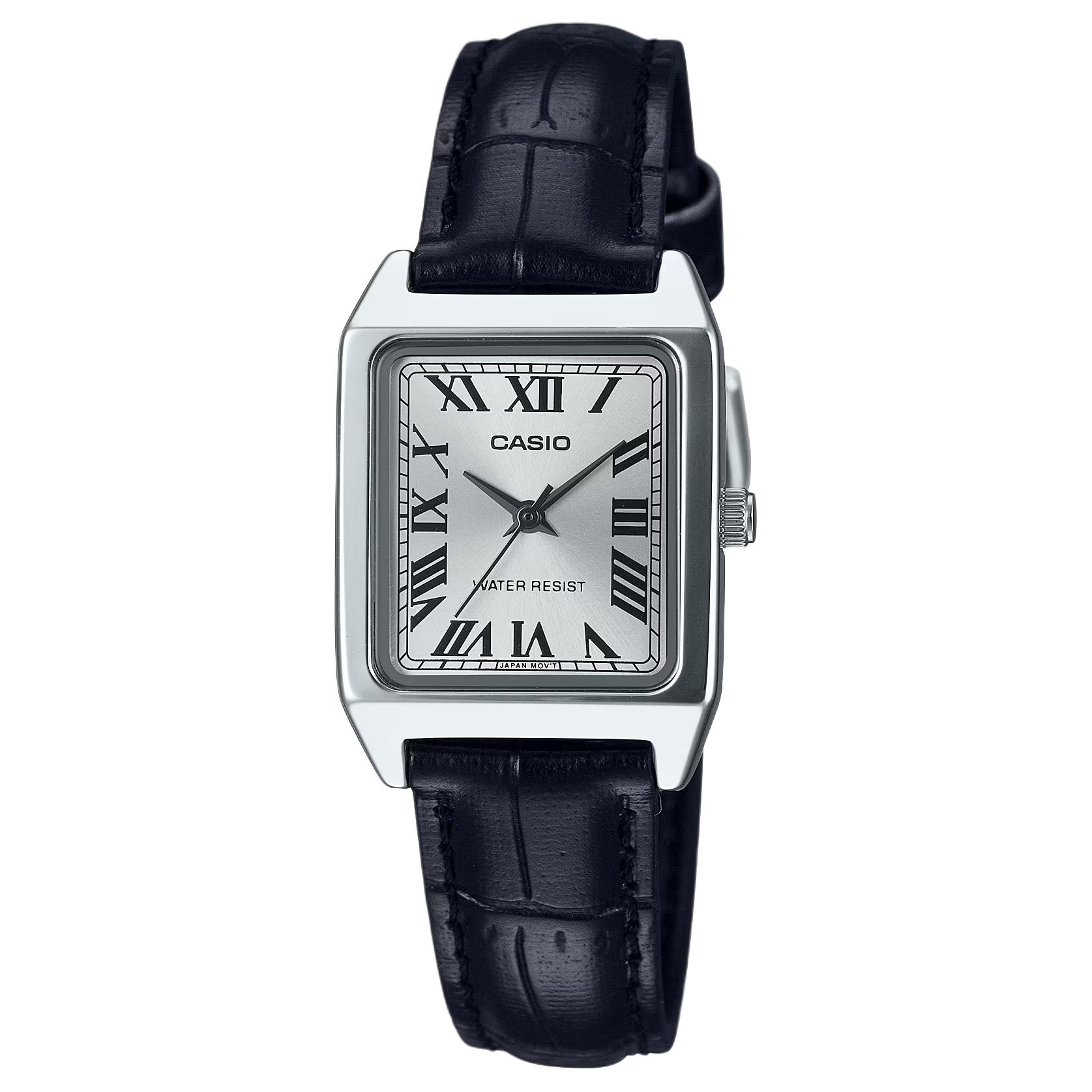 CASIO Women s Standard Series Silver Watch LTP-v007L-7B1UDF Silver Dial