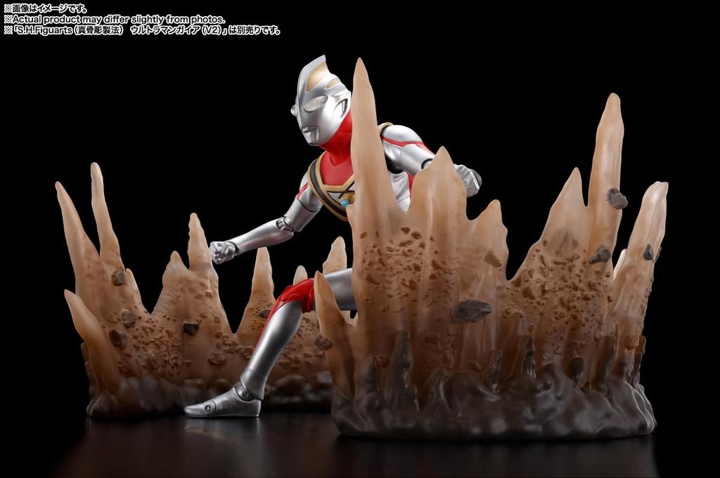 TAMASHII NATIONS Ultraman Gaia Effect Parts Set Painted Complete Figure S.H.Figuarts (Shinkocho Seiho) (V2) ABS&PVC