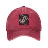 Korn Rockband Logo Gewaschene Jeans Kappe Lässige Baseballkappen Verstellbarer Hut Sommer Unisex Baseballkappen