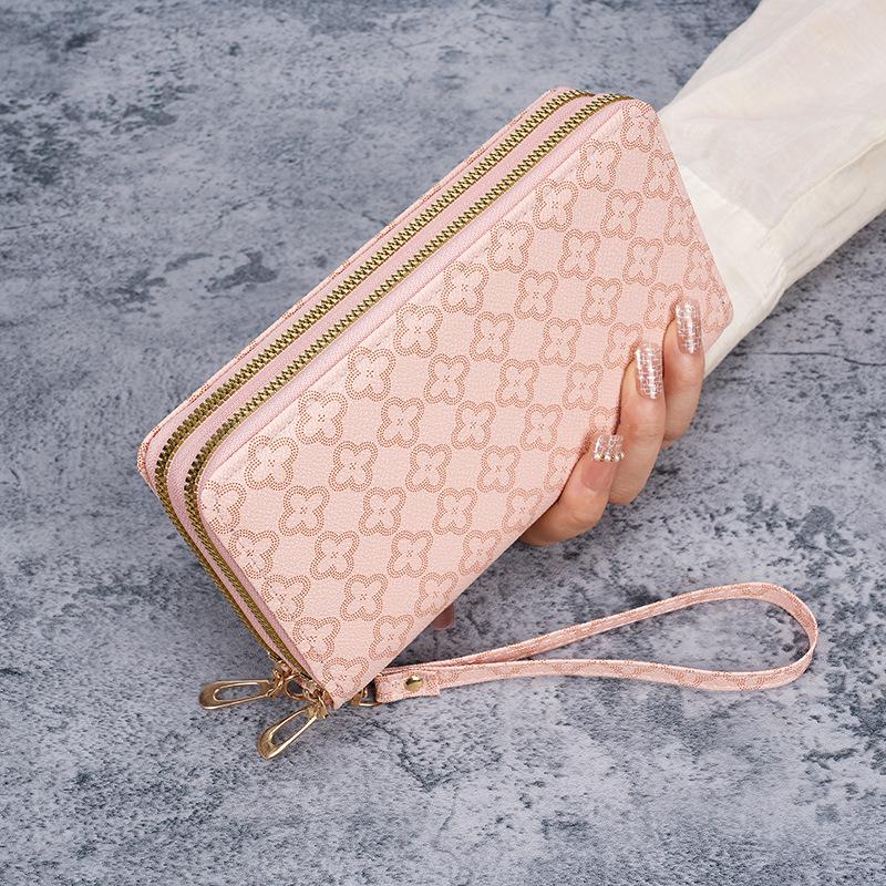 Trendy 2025 Women s Double Zipper Long Wallet - Large Capacity Coin Purse