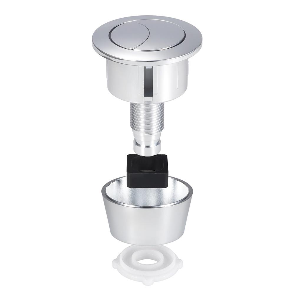 Replacement Toilet Flush Button Kit Dual Flush for 20mm and 40mm Cistern Lid Holes Designed for Water Efficiency
