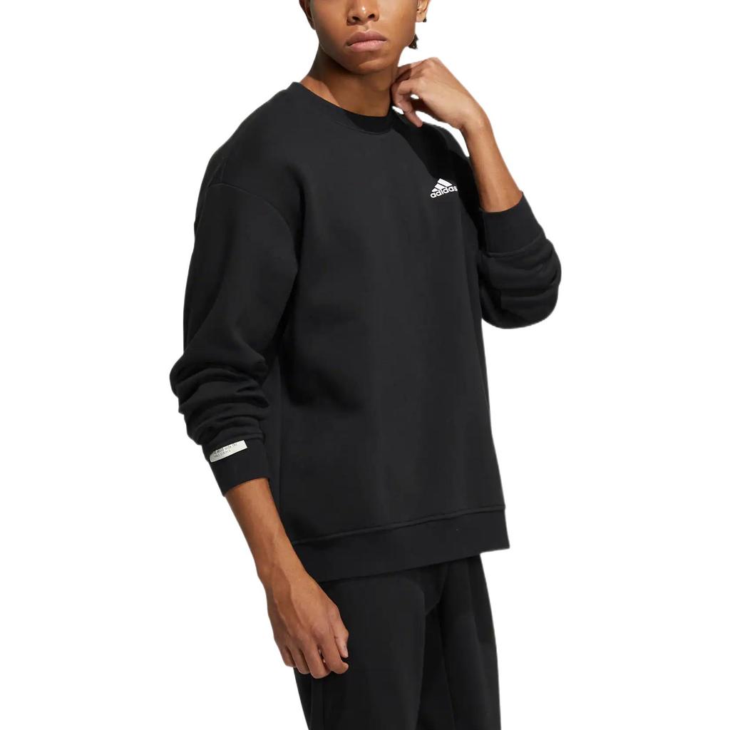 adidas Felpa con Etichetta Nero/Bianco Unisex Streetwear IB2774