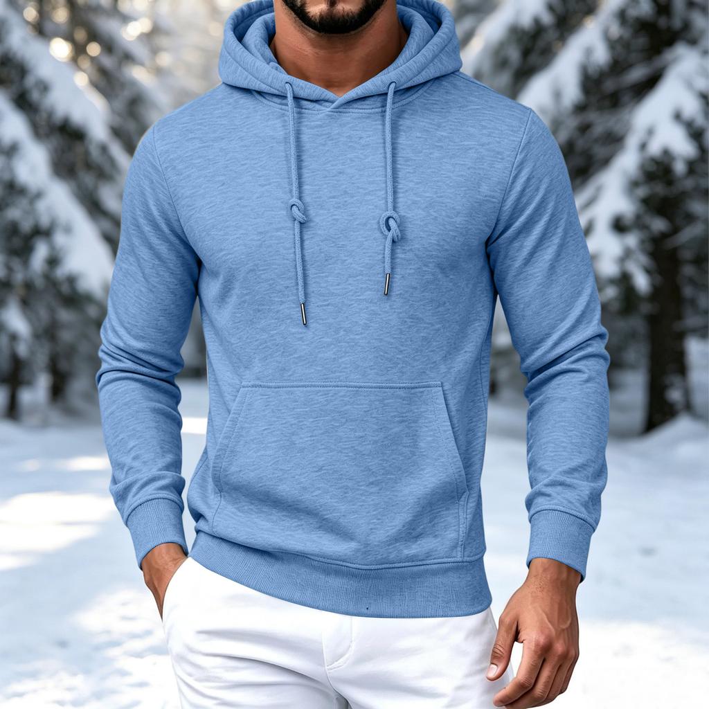 Men's Color Lined Hoodie for Casual Everyday Wear