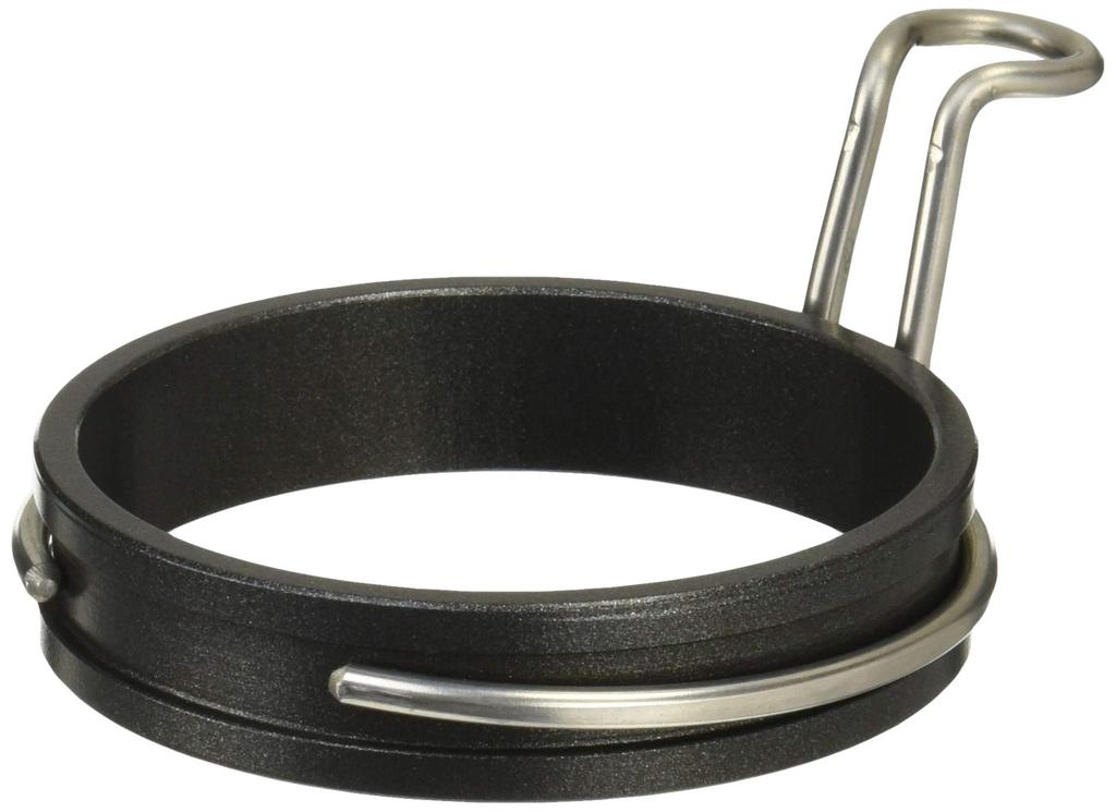 Hikimoto Round Fried Egg Ring, for 1 Egg (Teflon Coated), Large, Japan, BET04001