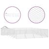 VidaXL Chenil d'extérieur pour chiens avec toit argenté 10x8x2,5 m 3190473