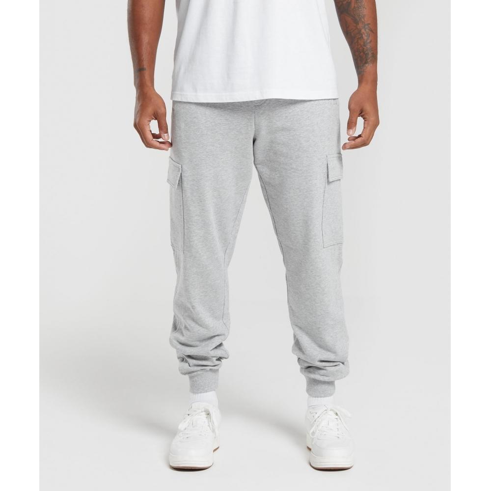 

GYMSHARK Rest Day Essentials Брюки-карго Светло-серый Core Marl A6A2G GBCN XS