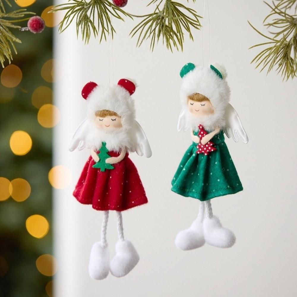 Červené Zelené Vánoční Stromky Dekorace Novinka Vánoční Stromek Závěsné Ozdoby Vánoční Dárky