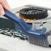 3 in1 Long Handled Gap Brush Hard Bristled Corner Brush Effective Crevice Brush  Bathroom Cleaning