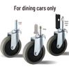 4-inch Rubber Swivel Caster Wheel