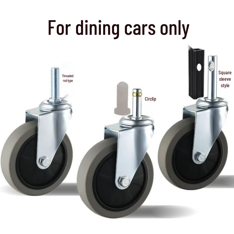 4-inch Rubber Swivel Caster Wheel