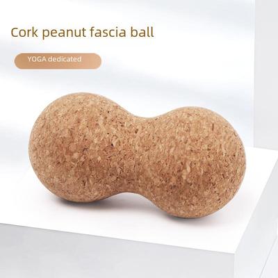 Korkový masážní míček na jógu - 6 cm, 7 cm, 8 cm - Odolný, netřískavý fasciální a fitness arašídový míček