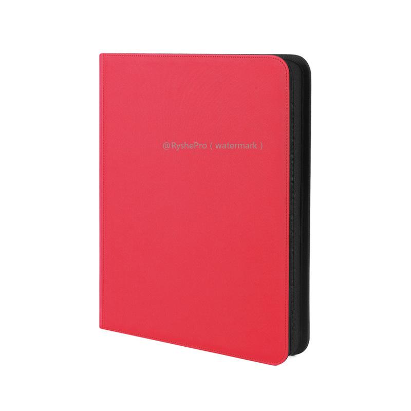 9 Pocket Zipper Trading Card Binder MTG Toploader Card Holder Book 252 Double Sided Pocket Card Collection Album for PKM Game