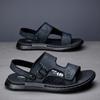 Sandals Men's Summer 2025 New Casual Beach Wear Driving Dual-purpose Non-slip Soft-soled Sewn Men's Sandals